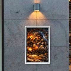Nikolai Vavilov preserving seeds against famine poster 2