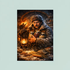 Nikolai Vavilov preserving seeds against famine poster 8