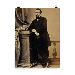 Nikolaus Friedreich poster on a plain backdrop in size 8"x10".