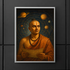 Nilakantha Somayaji under planetary orbit diagrams poster 5