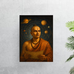 Nilakantha Somayaji under planetary orbit diagrams poster 7