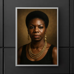 Nina Simone portrait poster 5