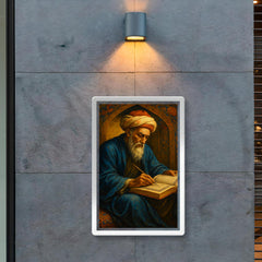 Nizam al Mulk writing the Book of Government poster 2
