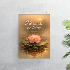 No mud no lotus Thich Nhat Hanh poster 7