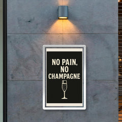 No pain no champagne poster 2