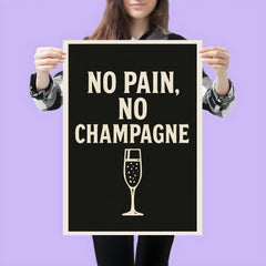 No pain no champagne poster 3