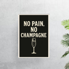 No pain no champagne poster 7