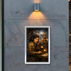 Noor Inayat Khan wireless set in occupied Paris poster 2