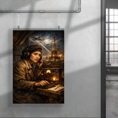 Noor Inayat Khan wireless set in occupied Paris poster 4