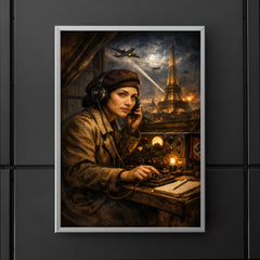Noor Inayat Khan wireless set in occupied Paris poster 5