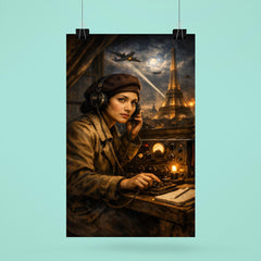 Noor Inayat Khan wireless set in occupied Paris poster 6