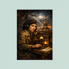 Noor Inayat Khan wireless set in occupied Paris poster 8
