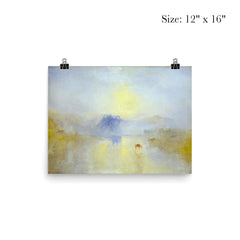 Norham Castle, Sunrise by J M W Turner poster 3