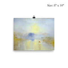Norham Castle, Sunrise by J M W Turner poster 4