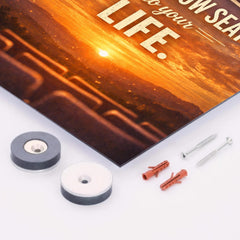 Not everyone deserves front row seats to your life metal print mockup