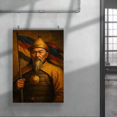 Nurhaci banner founder portrait poster 4