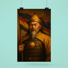 Nurhaci banner founder portrait poster 6