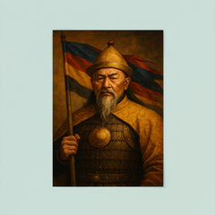 Nurhaci banner founder portrait poster 8
