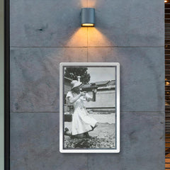 Nurse with an M-3 Grease Gun, WWII 1940s poster 2