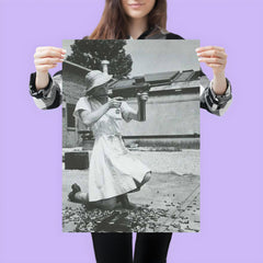 Nurse with an M-3 Grease Gun, WWII 1940s poster 3