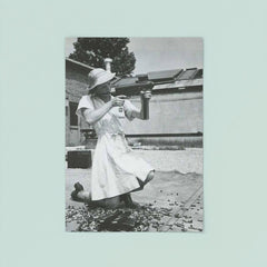 Nurse with an M-3 Grease Gun, WWII 1940s poster 8