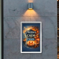 Nurses carry calm into chaos poster 2