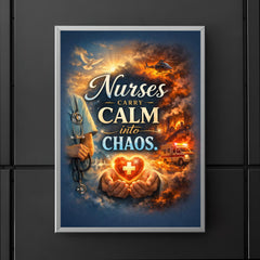 Nurses carry calm into chaos poster 5