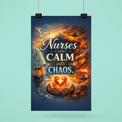 Nurses carry calm into chaos poster 6