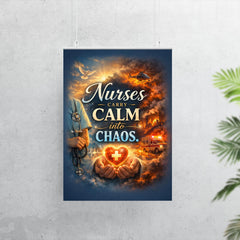 Nurses carry calm into chaos poster 7