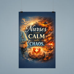 Nurses carry calm into chaos poster 9