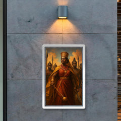 Nzinga of Ndongo with warrior attendants poster 2