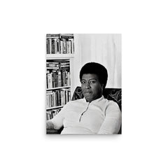 Octavia Butler poster on a plain backdrop in size 12"x16".