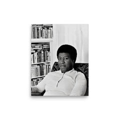 Octavia Butler poster on a plain backdrop in size 8"x10".