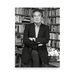 Octavio Paz poster on a plain backdrop in size 18"x24".