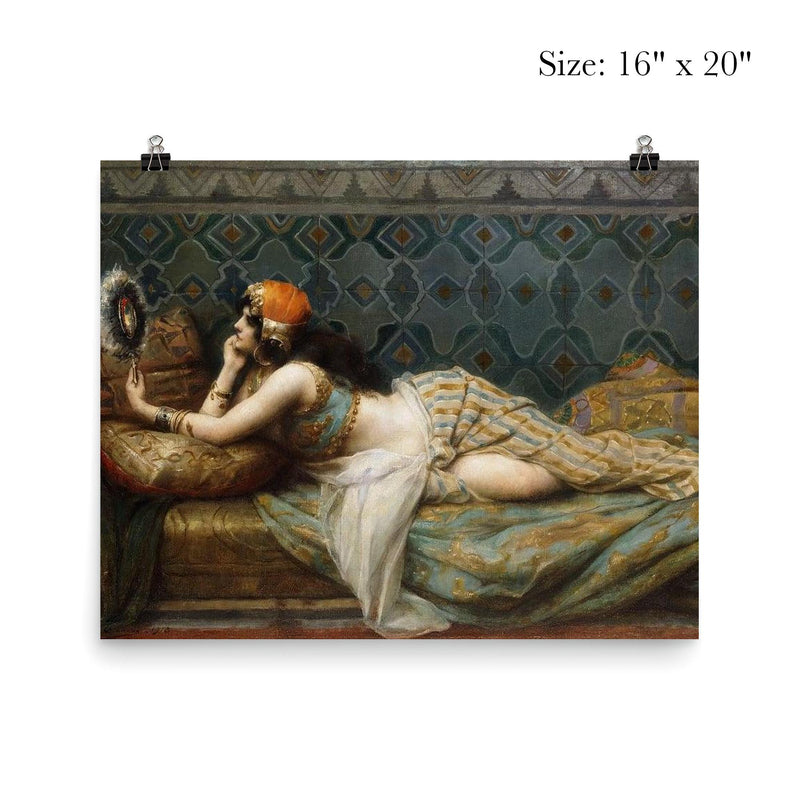 Odalisque by Henri Adrien Tanoux poster 2