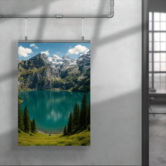 Oeschinen Lake Switzerland poster 4