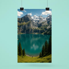 Oeschinen Lake Switzerland poster 6