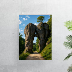 Ojcow Rock Gate Krakow Gate Poland poster 7