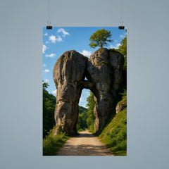 Ojcow Rock Gate Krakow Gate Poland poster 9