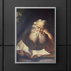 Old Man Reading a Book by Joseph Malachy Kavanagh poster 5