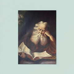Old Man Reading a Book by Joseph Malachy Kavanagh poster 8