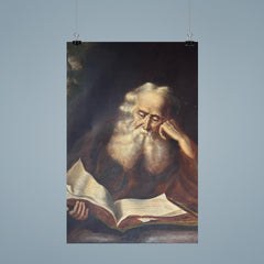 Old Man Reading a Book by Joseph Malachy Kavanagh poster 9
