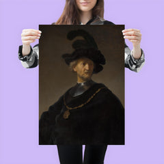 Old Man with a Gold Chain by Rembrandt van Rijn, 1631 poster 3