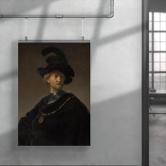 Old Man with a Gold Chain by Rembrandt van Rijn, 1631 poster 4