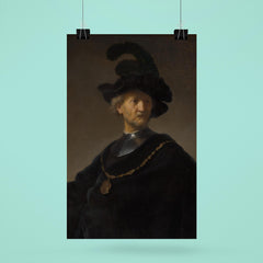 Old Man with a Gold Chain by Rembrandt van Rijn, 1631 poster 6