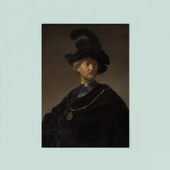 Old Man with a Gold Chain by Rembrandt van Rijn, 1631 poster 8
