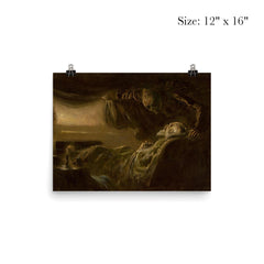 Old Man's Death by Laszlo Mednyanszky, 1890 poster 3