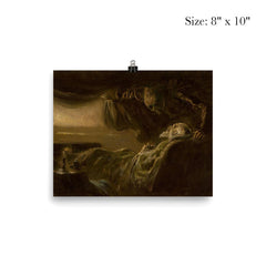 Old Man's Death by Laszlo Mednyanszky, 1890 poster 4