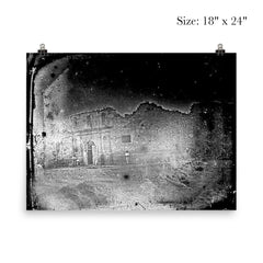 Oldest Known Photo of the Alamo, 1849 poster 5