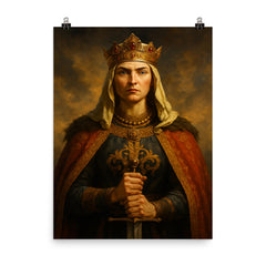 Olga of Kiev poster on a plain backdrop in size 8"x10".